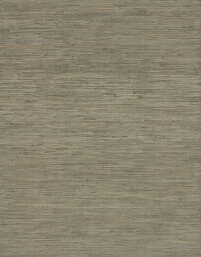 Threaded Jute Green Wallpaper with Woven Grasscloth Texture - York OG0519