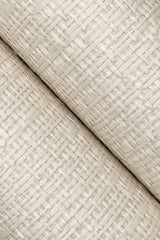 Tatami Weave Natural Cream Wallpaper with Paper Weave Grasscloth Texture - York OG0526GV