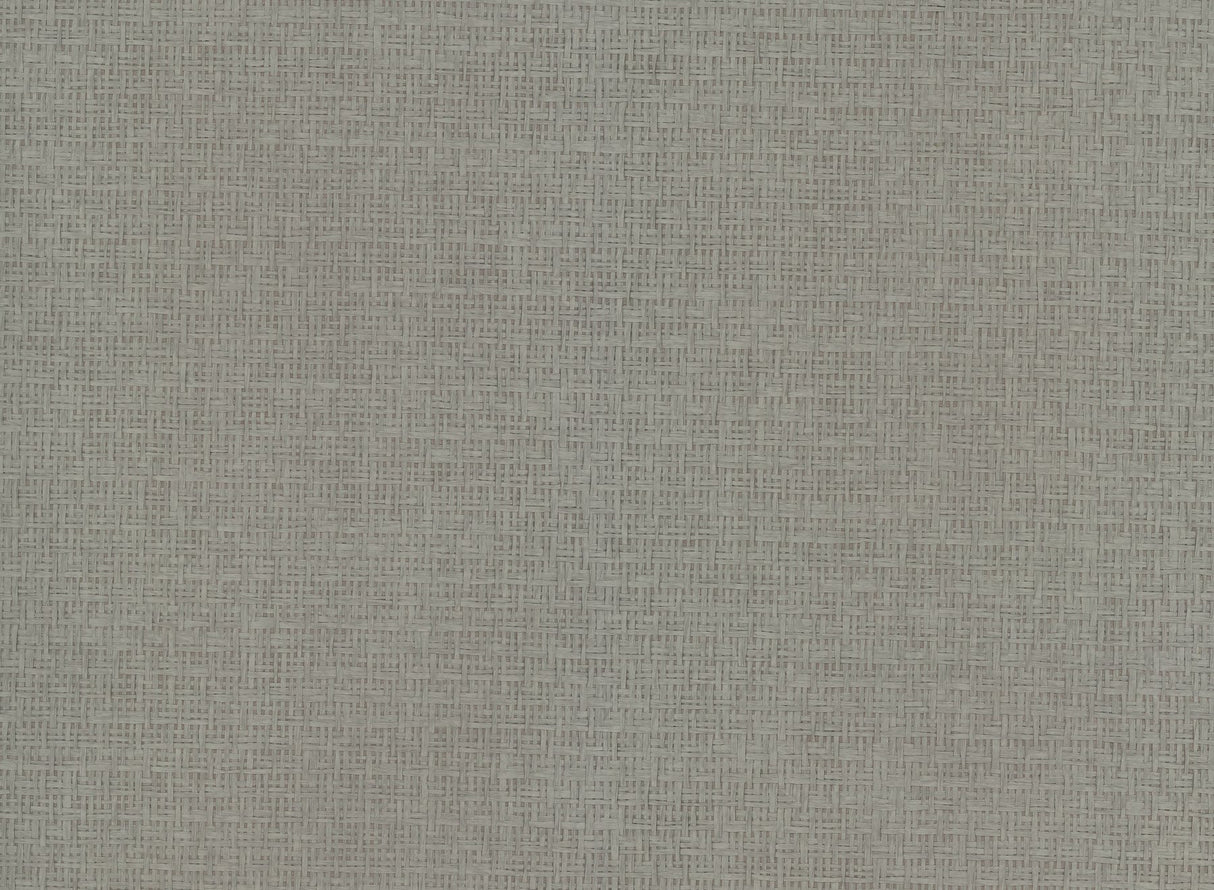 Tatami Weave Green Paper Weave Wallpaper with Textured Woven Pattern - York OG0528