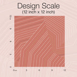 Dotted Maze Desert Red Geometric Metallic Wallpaper - York OI0611
