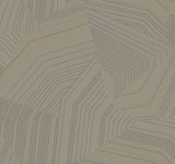 Dotted Maze Glint Geometric Metallic Wallpaper - York OI0613