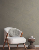 Dotted Maze Glint Geometric Metallic Wallpaper - York OI0613