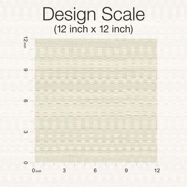 Tapestry Stitch Beige Wallpaper