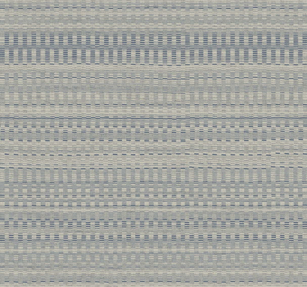 Tapestry Stitch Navy Wallpaper with Raised Ink Weaves Pattern - York OI0625