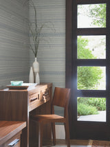 Tapestry Stitch Navy Wallpaper with Raised Ink Weaves Pattern - York OI0625
