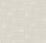 Wicker Dot Light Taupe Metallic Geometric Wallpaper - York OI0633