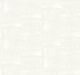 Wicker Dot Ivory Wallpaper with Metallic Geometric Dot Weave - York OI0636