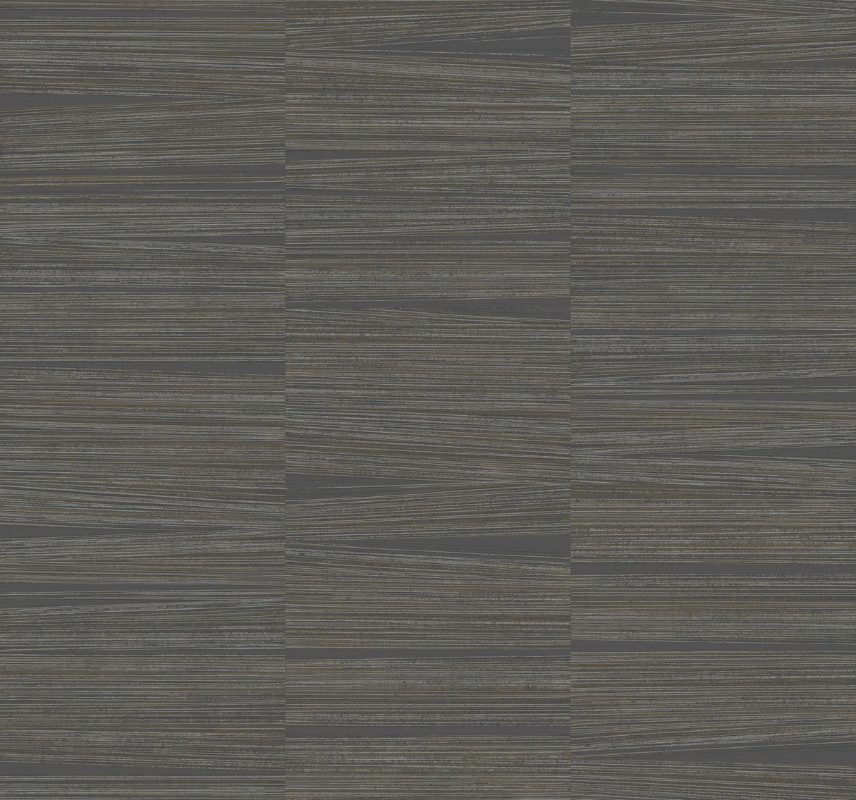 Line Stripe Charcoal Metallic Textured Wallpaper - York OI0661