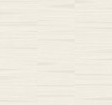 Line Stripe Putty Wallpaper with Metallic Textured Grasscloth Motif - York OI0666