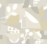 Cut Outs Neutral Geometric Abstract Wallpaper - York OI0672