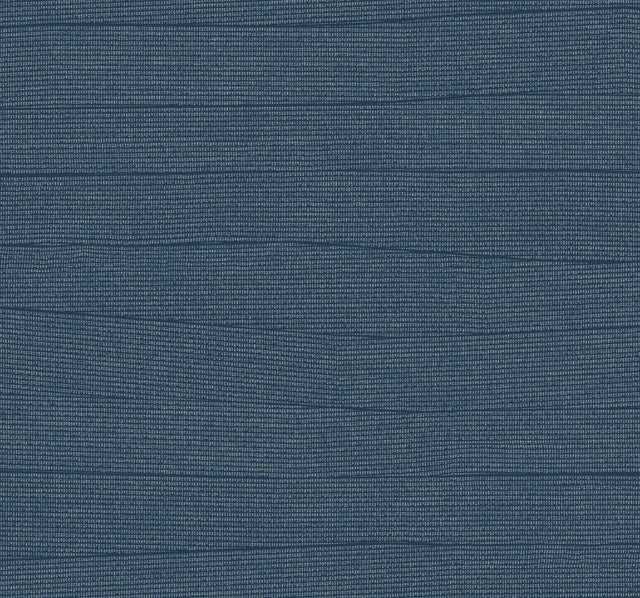 Natural Grid Navy Wallpaper with Metallic Geometric Lattice - York OI0694
