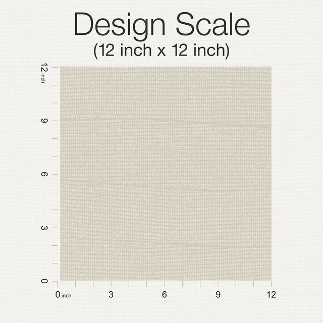 Natural Grid Taupe Wallpaper with Geometric Lattice Pattern - York OI0695