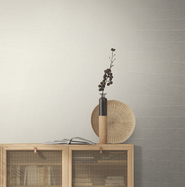 Natural Grid Beige Wallpaper with Modern Lattice Geometric Pattern - York OI0696