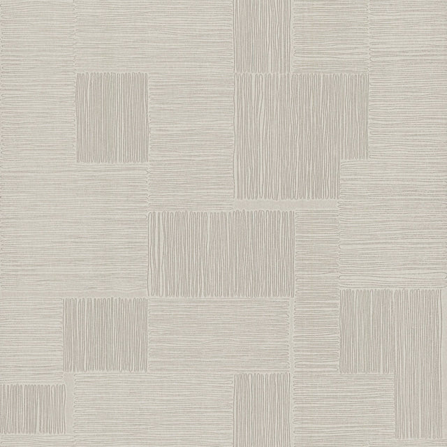 Contour Grey Geometric Metallic Vinyl on Non Woven Wallpaper - York OI0703