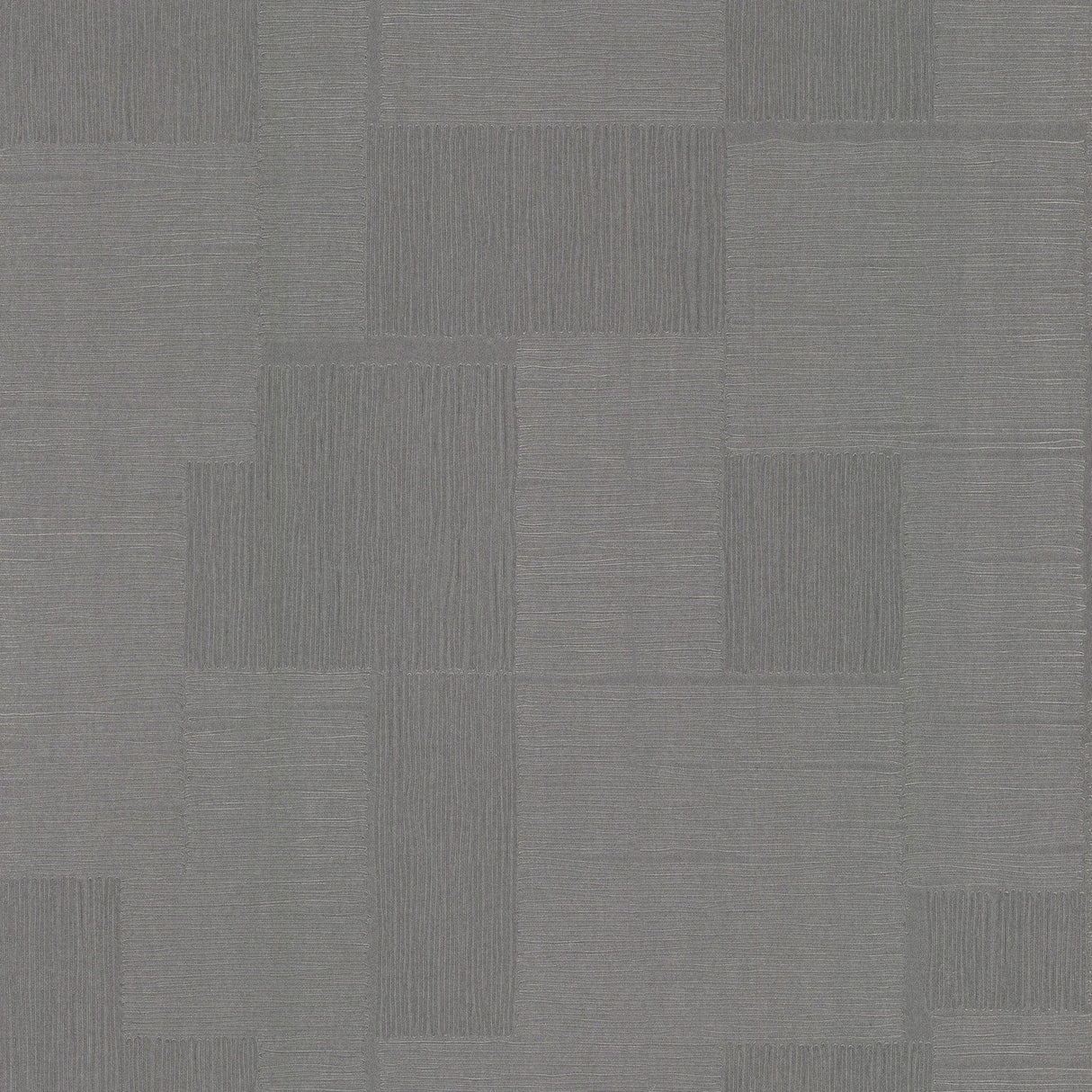 Contour Gunmetal Geometric Metallic Vinyl on Non Woven Wallpaper - York OI0705