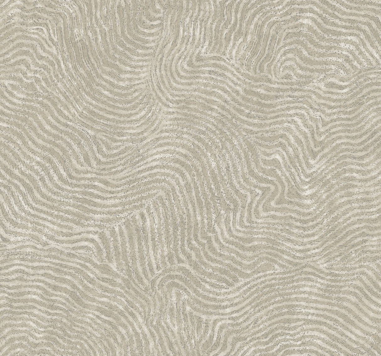 Modern Wood Taupe Metallic Geometric Wallpaper - York OI0712