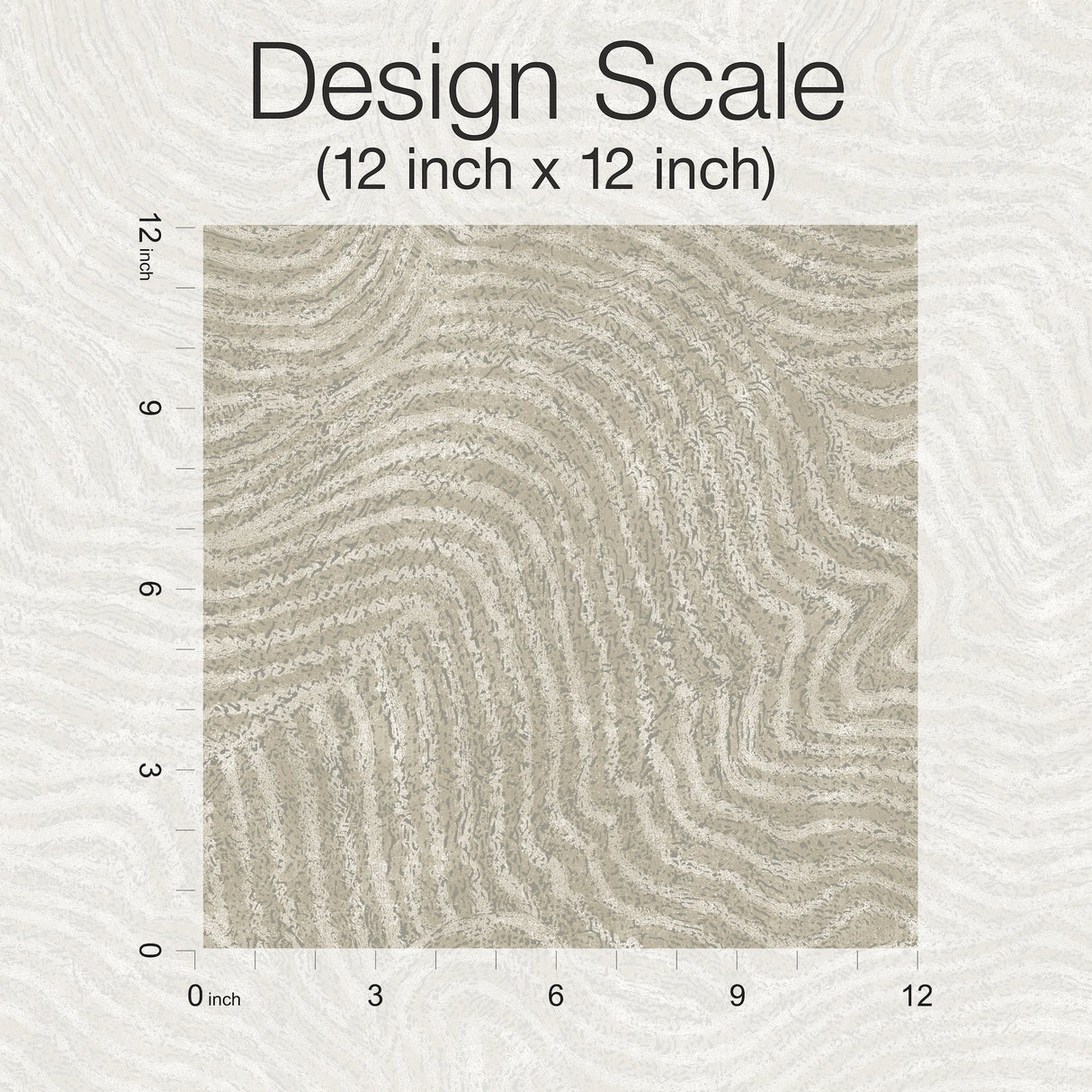 Modern Wood Taupe Metallic Geometric Wallpaper - York OI0712