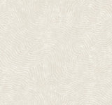 Modern Wood White Wallpaper with Metallic Raised Ink Geometric Woodgrain Pattern - York OI0713