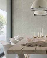 Modern Wood Grey Wallpaper with Metallic Raised Ink Woodgrain Pattern - York OI0715