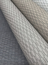 Checkerboard Grey Wallpaper with Textural Paperweave Plaid Pattern - York OI0722