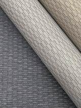 Checkerboard Grey Wallpaper with Textural Paperweave Plaid Pattern - York OI0722