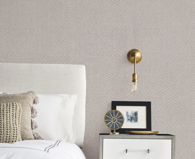 Checkerboard Grey Wallpaper with Textural Paperweave Plaid Pattern - York OI0722