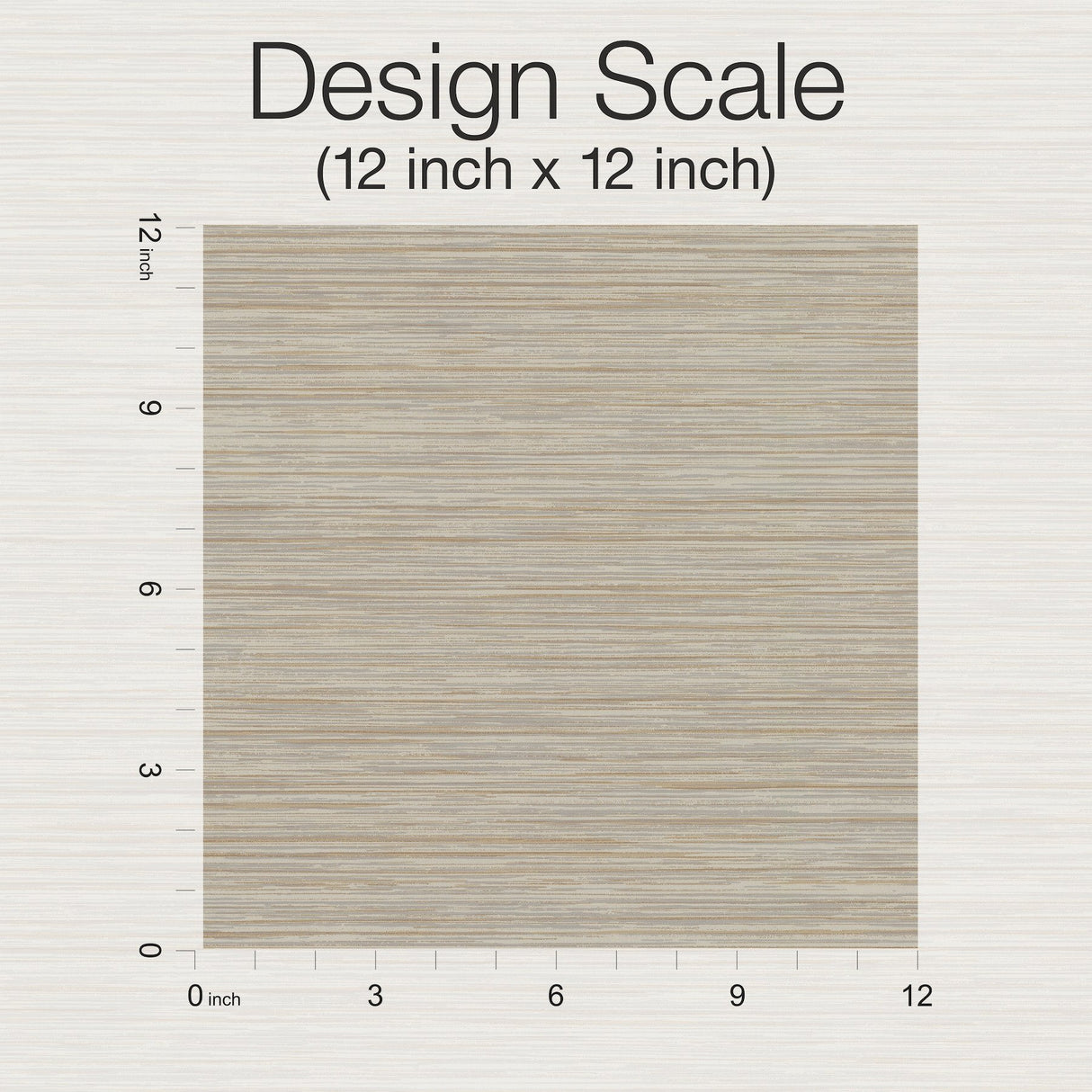 Vista Putty Wallpaper with Textured Horizontal Stria - York OI0731