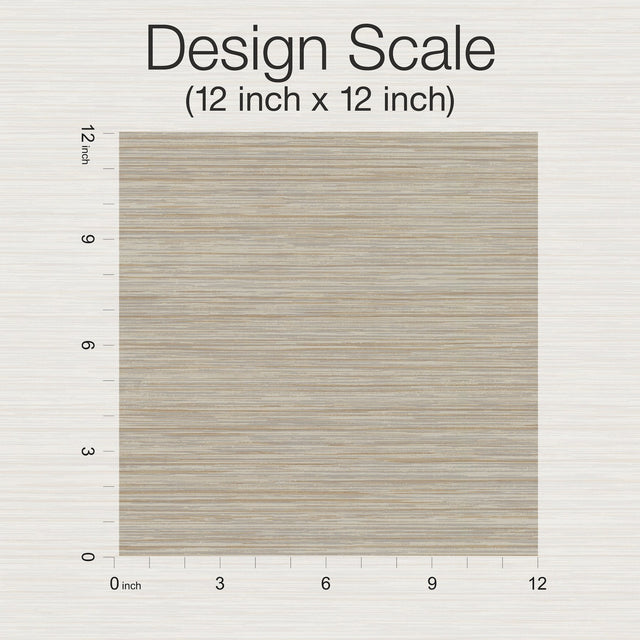 Vista Putty Wallpaper with Textured Horizontal Stria - York OI0731