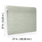 Vista Moss Textured Horizontal Stripe Wallpaper - York OI0734