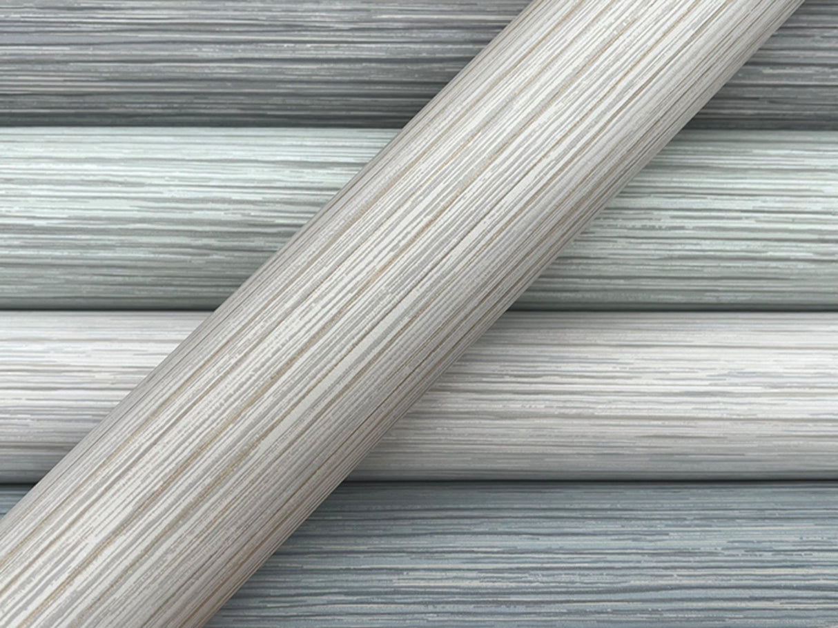 Vista Charcoal Textured Wallpaper with Raised Ink Horizontal Stria - York OI0735