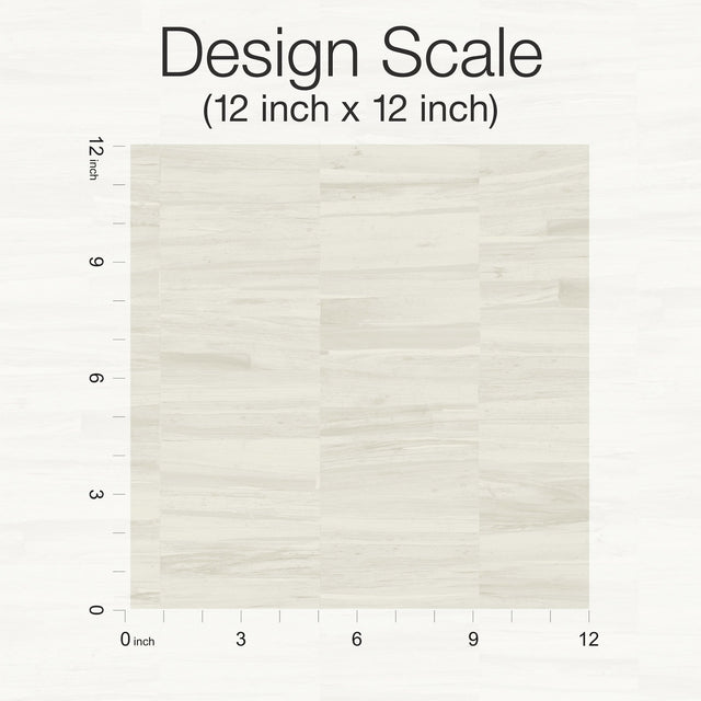 Reserve Off White Faux Aged Wood Grain Prepasted Wallpaper - York OM3602