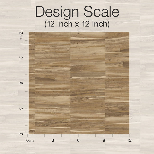Reserve Brown Woodgrain Prepasted Wallpaper - York OM3603