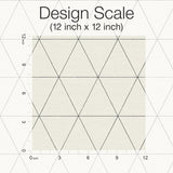 Ridge White & Black Wallpaper with Geometric Triangle Pattern, Modern Style - York OM3615