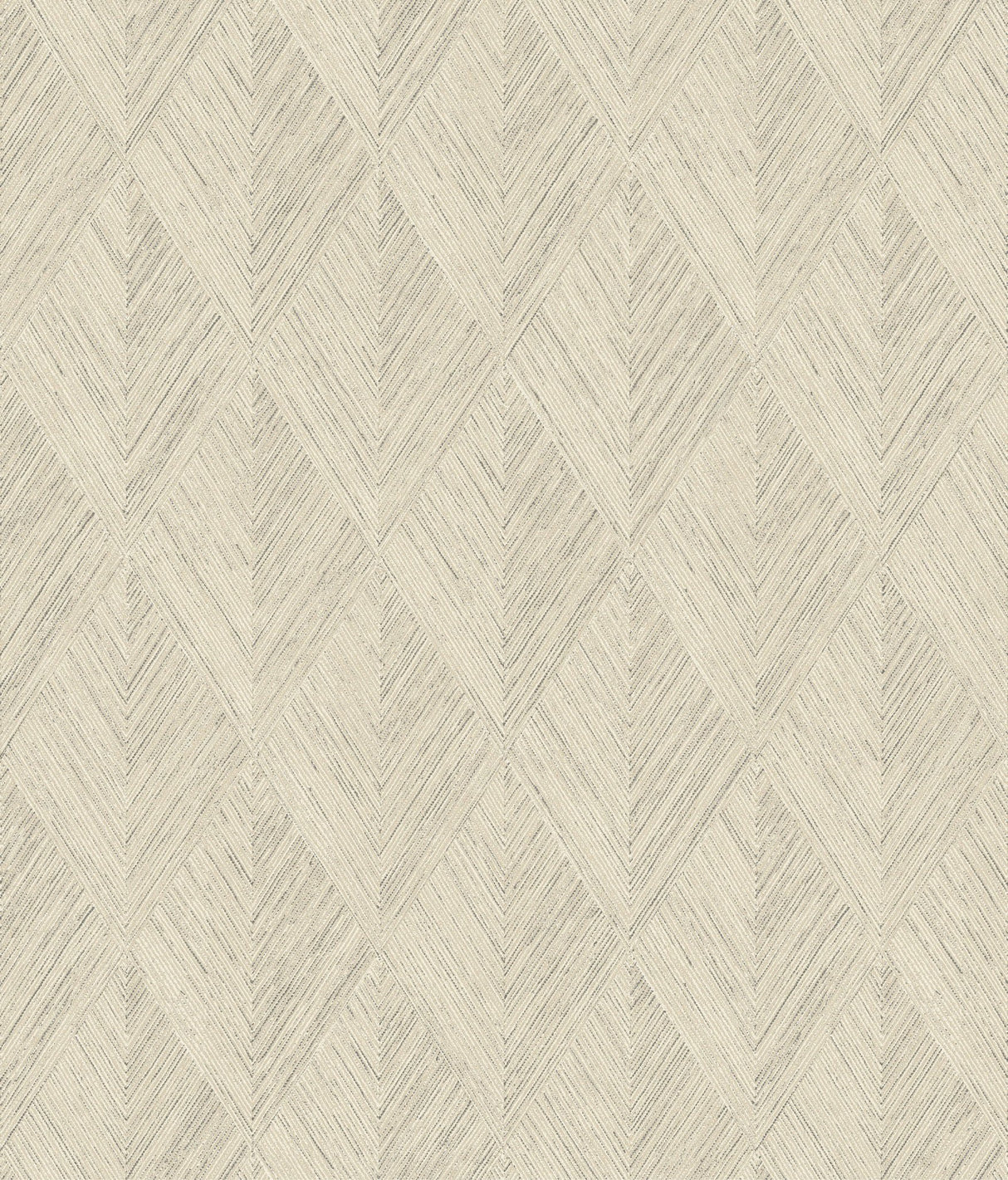 Belmont Beige Woven Diamond Wood Wallpaper- Magnolia Home OM3633