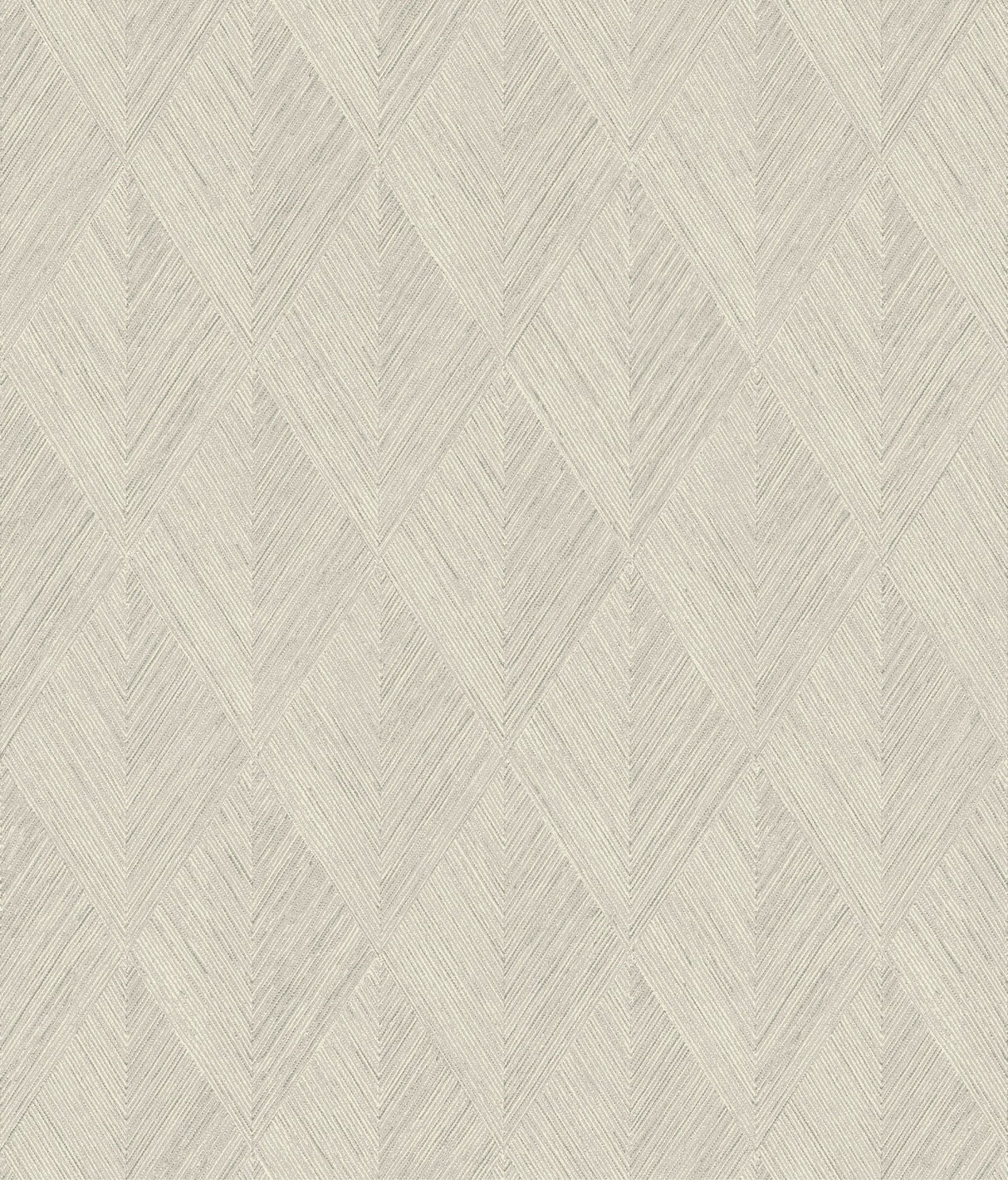Belmont Taupe Wallpaper with Woven Diamond Wood Motif - York OM3634