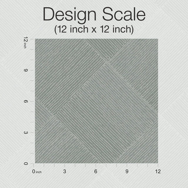 Channel Green Geometric Diamond Wallpaper - York OM3642