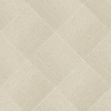 Channel Tan Geometric Wallpaper with Rugged Diamond Motif - York OM3643