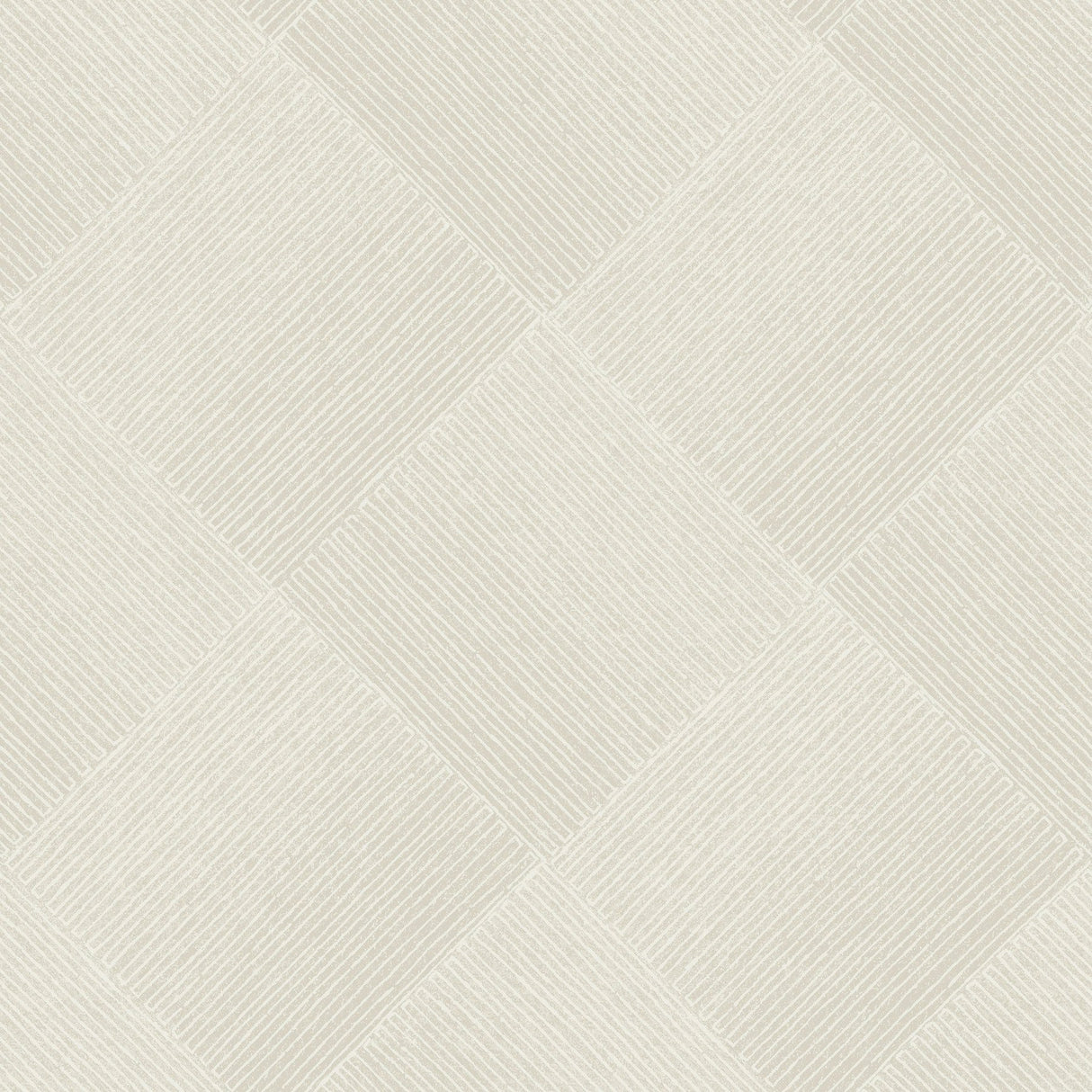 Channel Beige Geometric Wallpaper with Diamond Line Motif - York OM3644