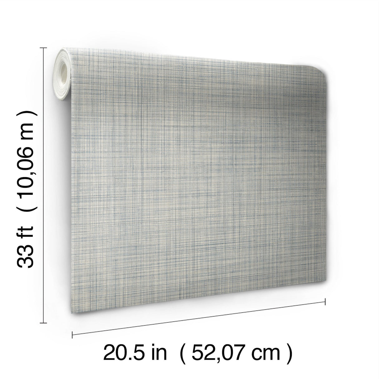 Traverse Grey Weaves Prepasted Wallpaper - Magnolia Home OM3652