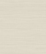 Washed Linen Cotton Beige Prepasted Wallpaper, Sure Strip Solids - York OM3661
