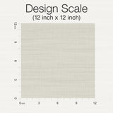 Washed Loft Linen Grey Wallpaper with Textured Linen Weave - York OM3663