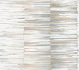 Artist's Palette Cream & Rust Wallpaper with Painterly Brushstroke Stripes - York OS4231