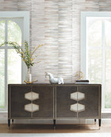 Artist's Palette Cream & Rust Wallpaper with Painterly Brushstroke Stripes - York OS4231