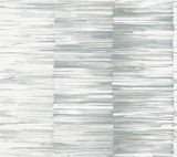 Artist's Palette Blue & Grey Wallpaper with Painterly Brushstroke Stripe - York OS4238