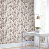 Mirage Purple Watercolor Botanical Wallpaper - York OS4293