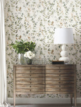 Joyful Eucalyptus Green Watercolor Leaf Wallpaper - York OS4311