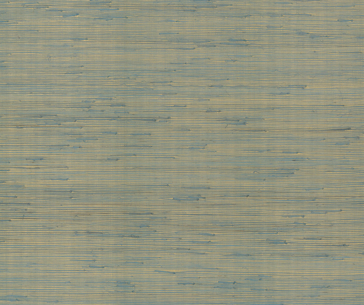 Jute Gold & Blue Metallic Grasscloth Wallpaper with Metallic Jute Pattern - York OS4326