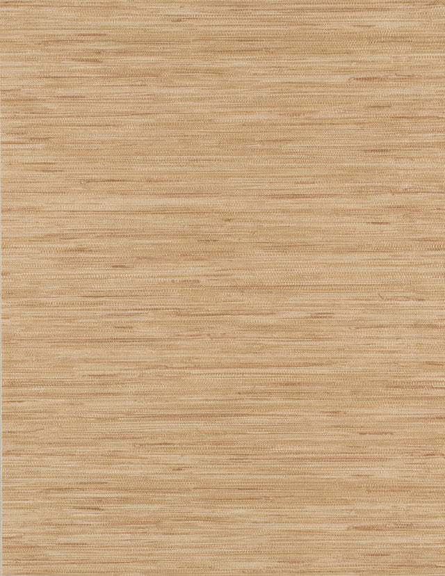 Lustrous Grasscloth Beige Faux Grasscloth Vinyl Wallpaper - York PA130403