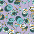Champagne and Caviar Lavendar Peel and Stick Wallpaper by NuWallpaper - PFS6559