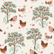 Hen House Linen Peel and Stick Wallpaper by NuWallpaper - PFS6561